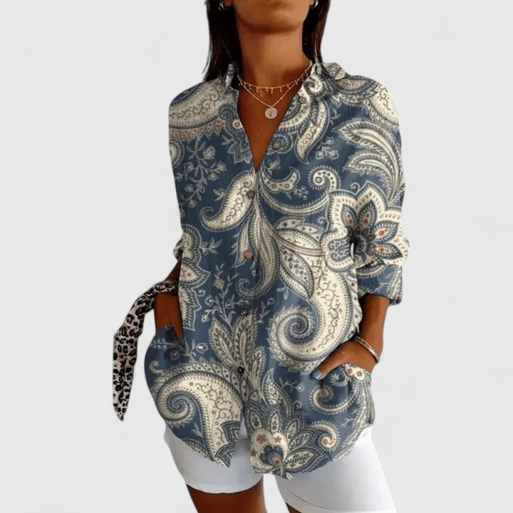 Olivia | Elegant Floral Blouse