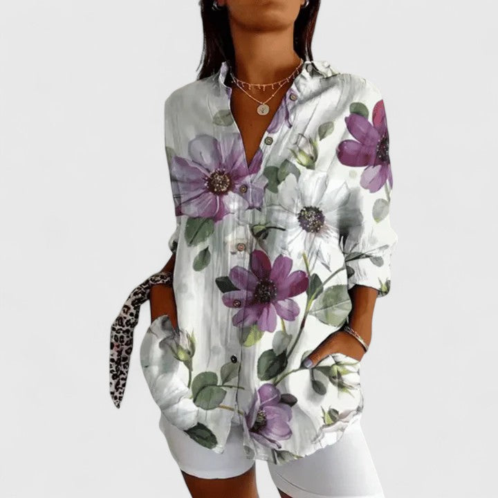 Olivia | Elegant Floral Blouse