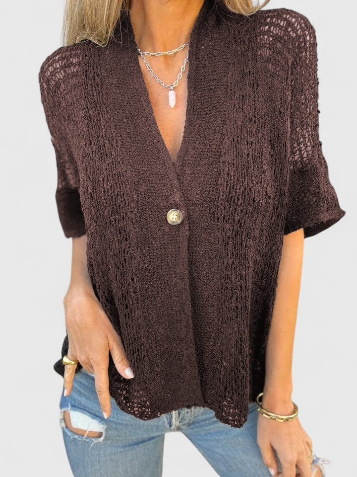 Olivia | Elegant Knitted Shirt
