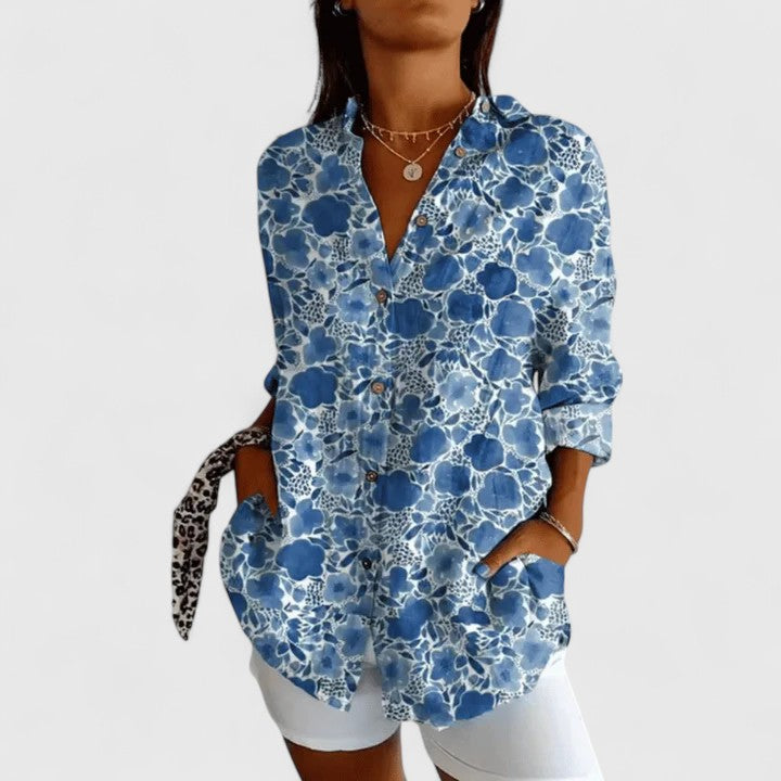 Olivia | Elegant Floral Blouse