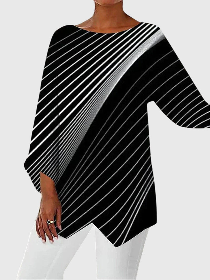 Olivia | Elegant Crew Neck Top