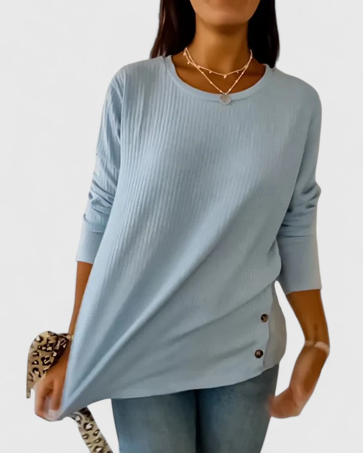 Olivia | Elegant Crew Top