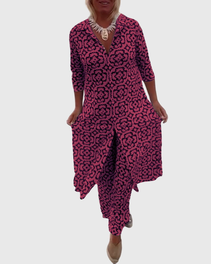 Olivia | Elegant Vintage Two-Piece Set