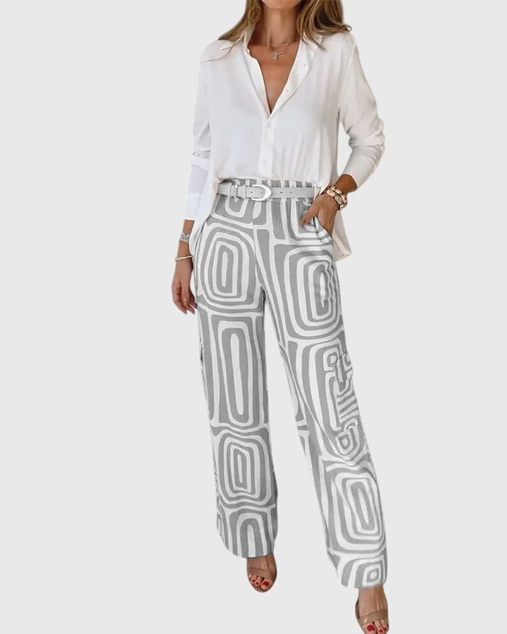 Olivia | Stylish Pants + Free Blouse & Belt