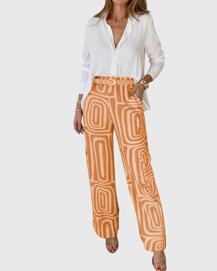 Olivia | Stylish Pants + Free Blouse & Belt