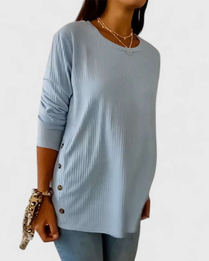 Olivia | Elegant Crew Top