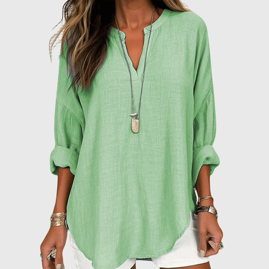 Olivia | Flowy Elegant Beach Shirt