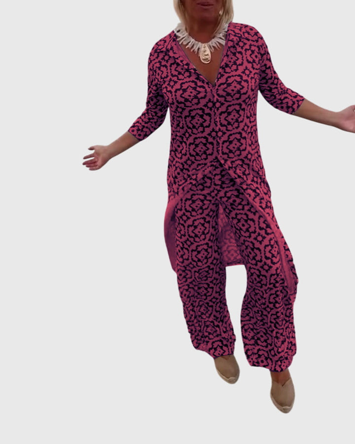 Olivia | Elegant Vintage Two-Piece Set