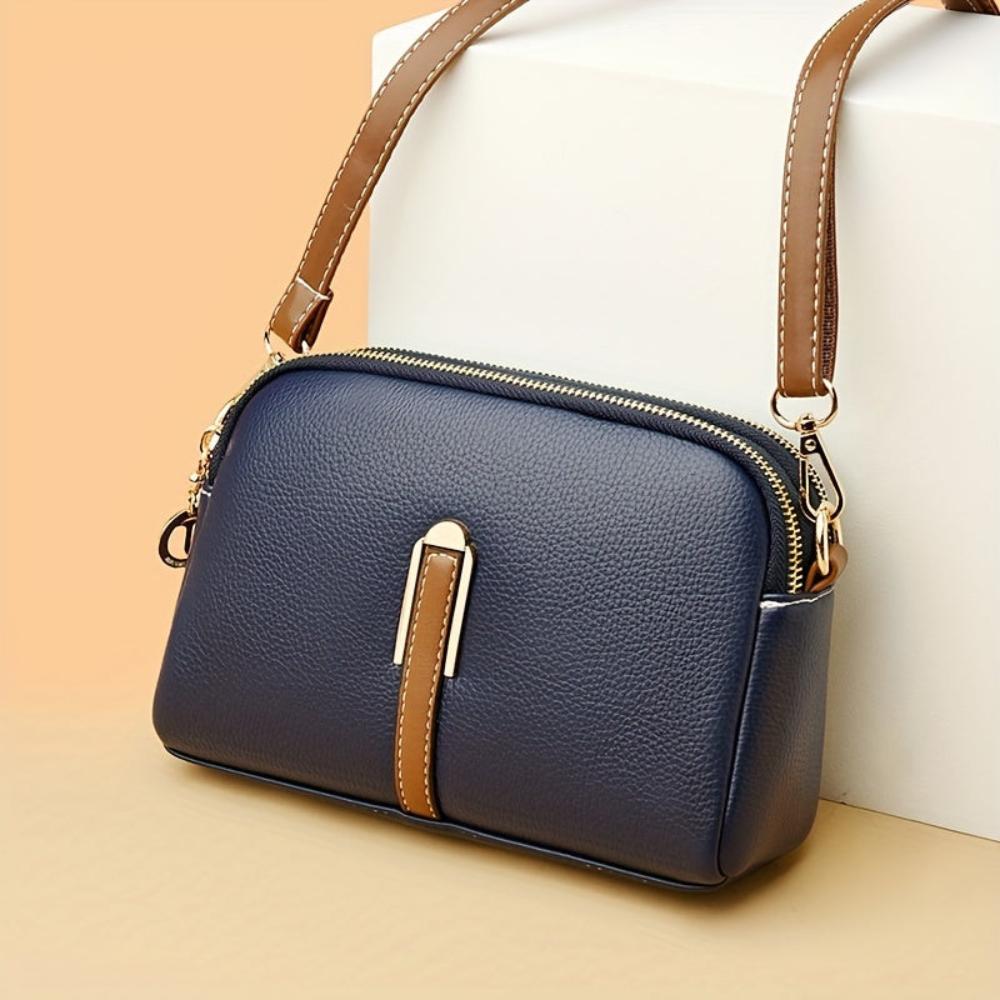 Mila Litchi Embossed Crossbody Bag (BUY 1 GET 1 FREE)