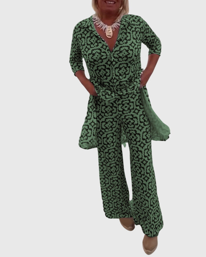 Olivia | Elegant Vintage Two-Piece Set