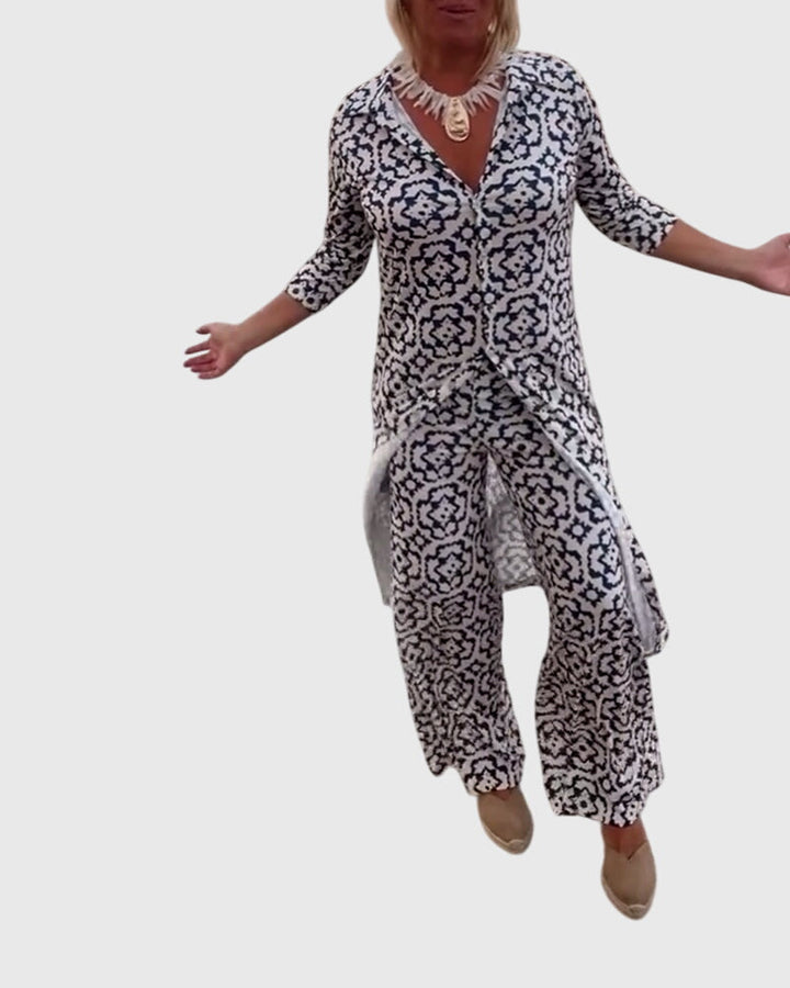 Olivia | Elegant Vintage Two-Piece Set