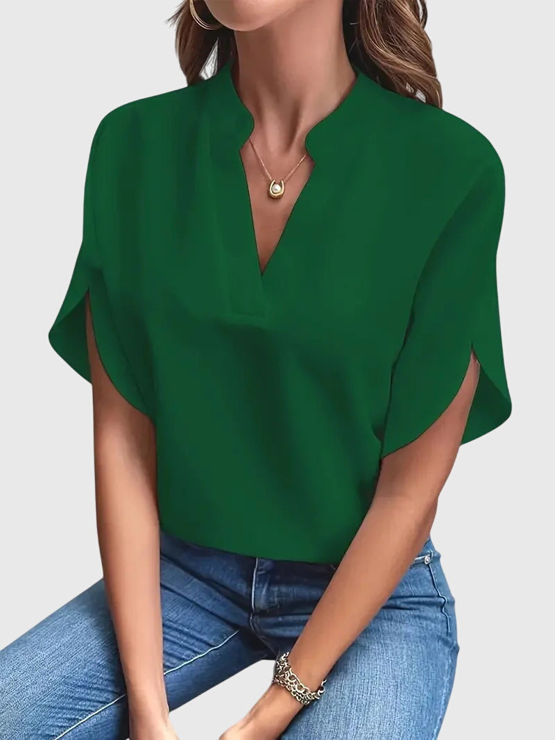 Olivia | Soft and Elegant V-Neck Shirt