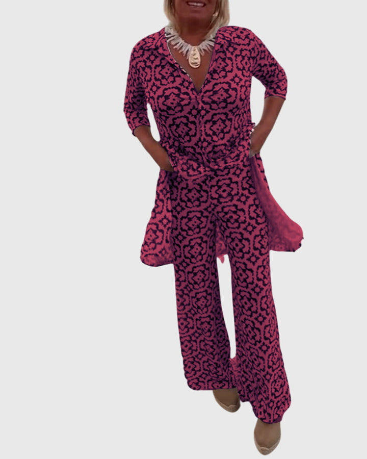 Olivia | Elegant Vintage Two-Piece Set