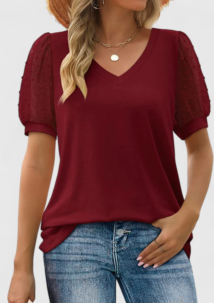 Olivia | Comfortable V-Neck Top