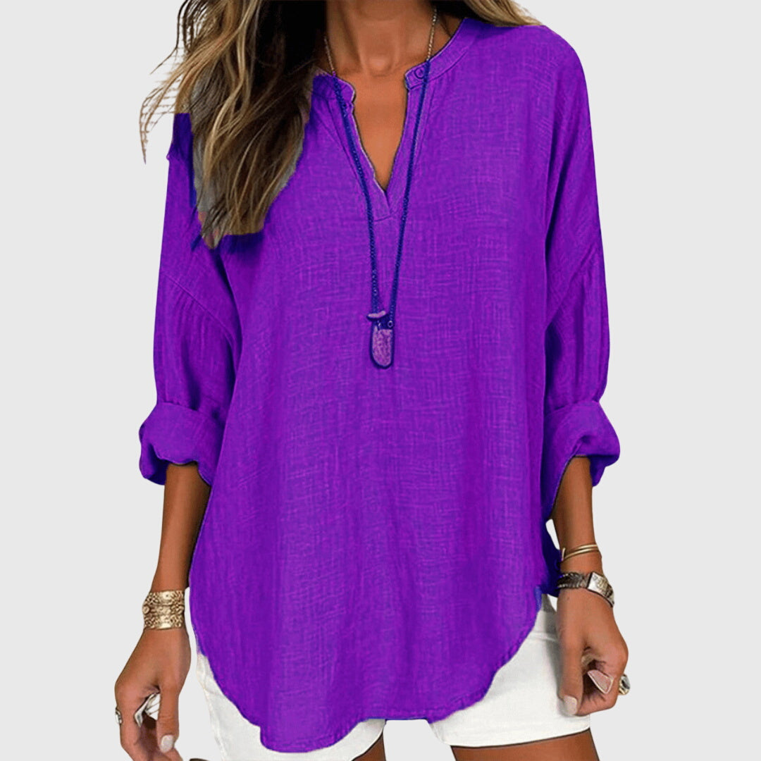 Olivia | Flowy Elegant Beach Shirt
