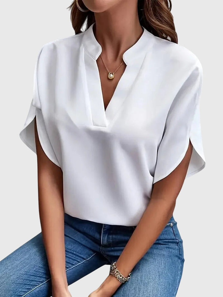 Olivia | Soft and Elegant V-Neck Shirt