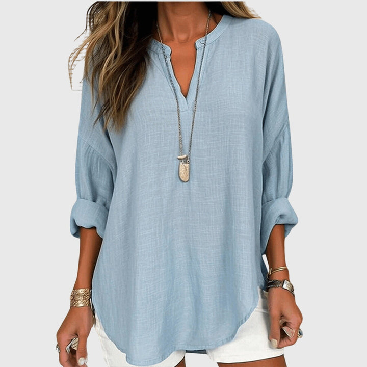 Olivia | Flowy Elegant Beach Shirt