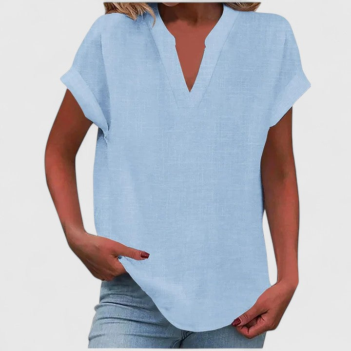 Olivia | Comfortable V-Neck Blouse