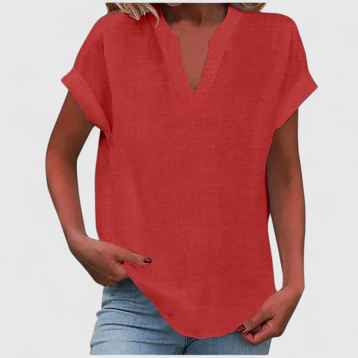 Olivia | Comfortable V-Neck Blouse