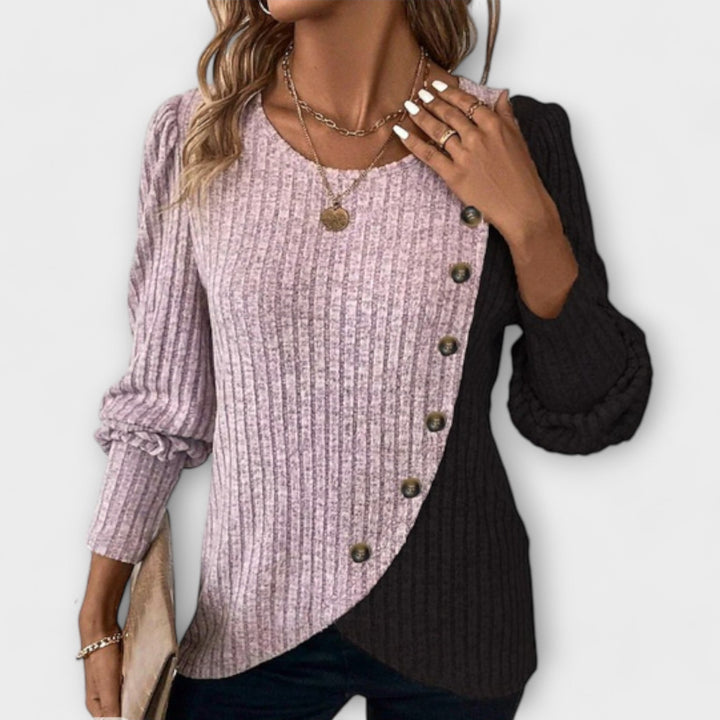 Olivia | Elegant Knitted Blouse