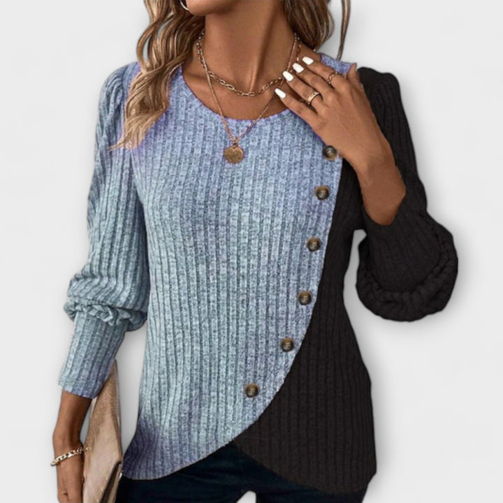 Olivia | Elegant Knitted Blouse