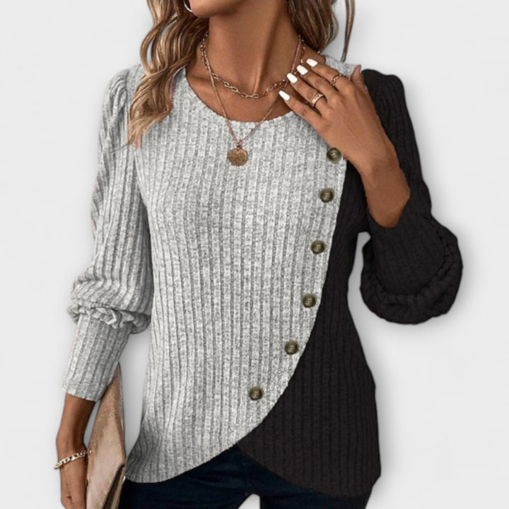 Olivia | Elegant Knitted Blouse