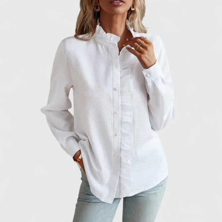 Olivia | Sophisticated Long Sleeve Blouse