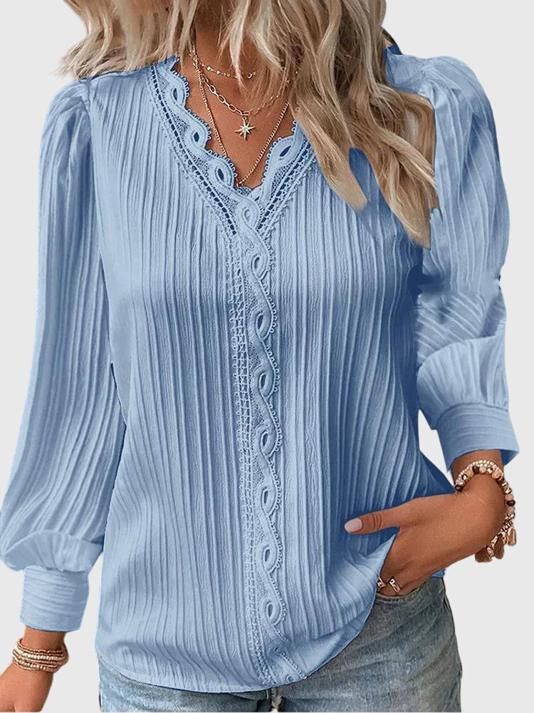 Olivia | Elegant Pullover Blouse