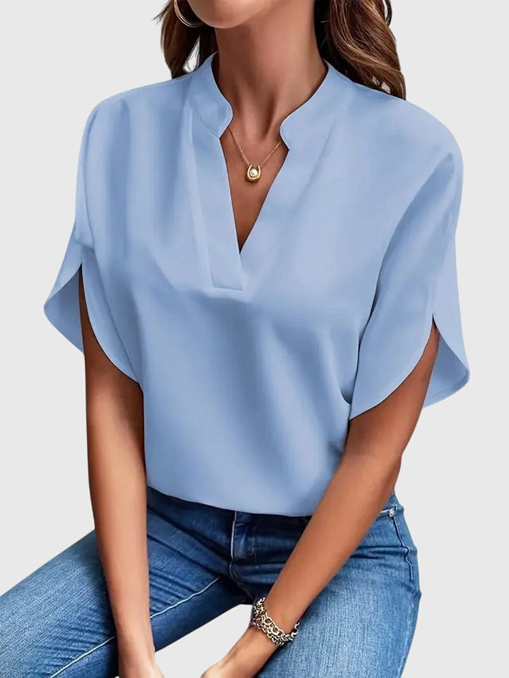 Olivia | Soft and Elegant V-Neck Shirt