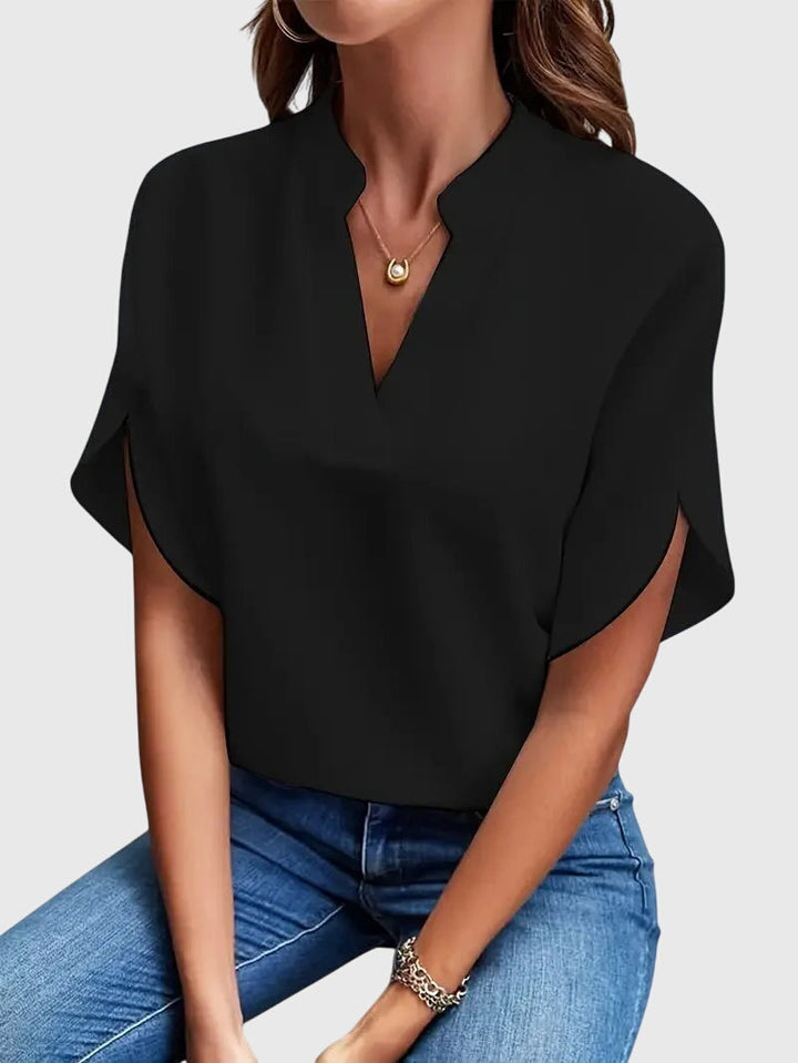 Olivia | Soft and Elegant V-Neck Shirt