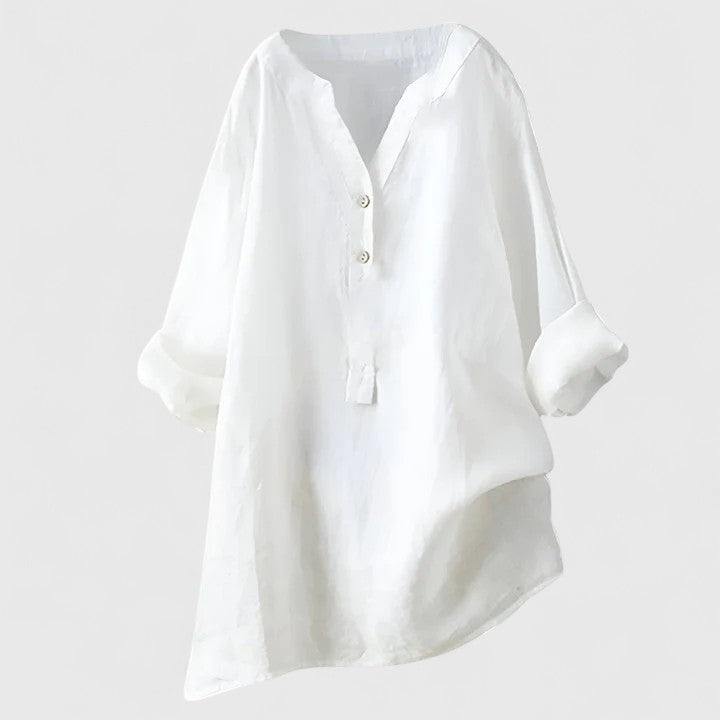 Olivia | Elegant Button-Front Shirt