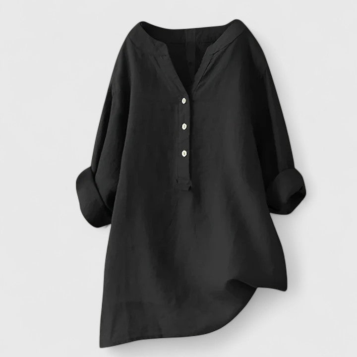 Olivia | Elegant Button-Front Shirt