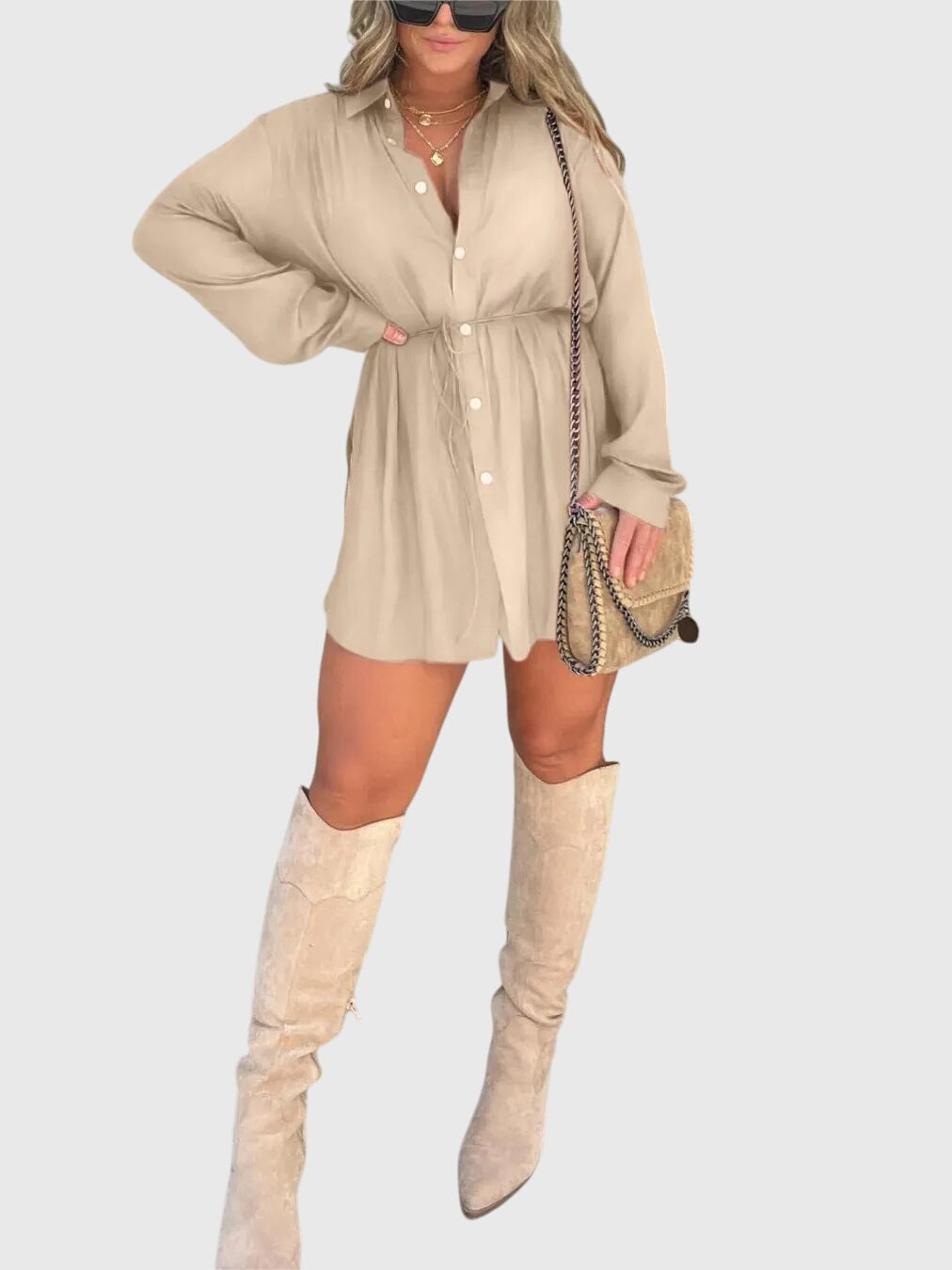 Olivia | Elegant Romper Dress