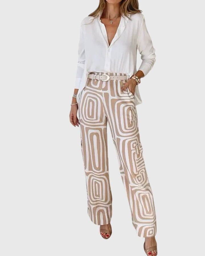 Olivia | Stylish Pants + Free Blouse & Belt